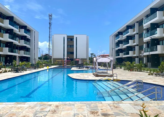 Flat Luxuoso Com Vista Para a Piscina-Muro Alto, Porto de Galinhas